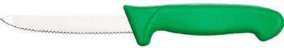 Produktbild von Gemüsemesser Premium - grün - Wellenschliff - 10 cm