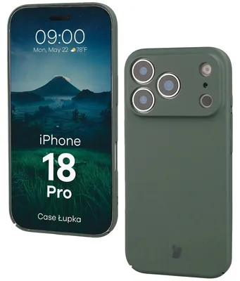Produktbild von Handyhülle für iPhone 18 Pro, Bizon Case Lupka, Grün