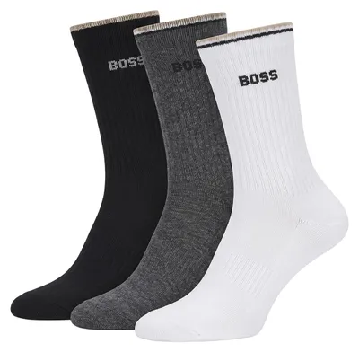 Produktbild von BOSS 3er-Pack Herren-Baumwollsocken, mittelhoch, 50531597