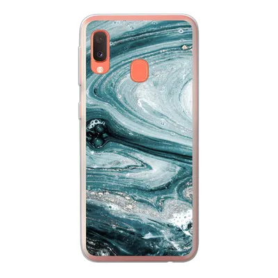 Produktbild von MuchoWow® Handyhülle Schutzhülle Hülle für Samsung Galaxy A20e Marmor - Mineralien - Naturstein Silikon Softcase Handy Hülle - Abdeckung