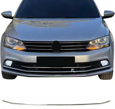 Zdjęcie produktu dla Listwy osłony chłodnicy Listwy osłony chłodnicy do VW Jetta 2014-2018 stal nierdzewna srebrna 1szt