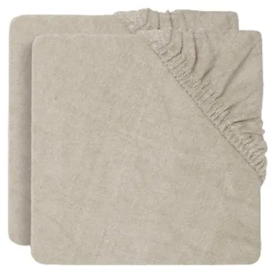Produktbild von Wickelauflagenbezug Frottee 50x70 cm - Nougat - 2 Stück
