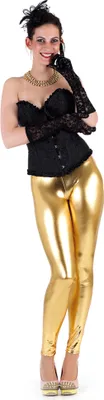 Produktbild von Glanz-Leggings gold, Größe:36/38