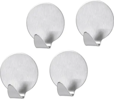 Immagine prodotto di Gancio 4 pezzi rotondo in acciaio inox