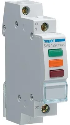 Obrázek produktu pro Hager SVN129, Červená, 230 V