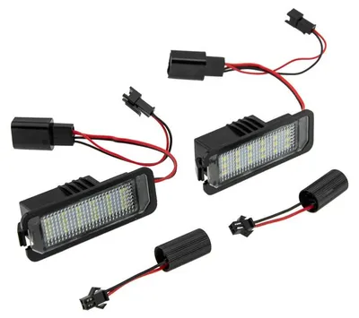 Immagine prodotto di 2x NTY ELP-VW-002 Illuminazione targa per VW Golf VII hatchback (5G1, BQ1, BE1, BE2) LED