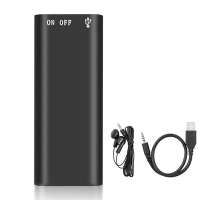 Produktbild von Mini Diktiergerät 32GB Voice Recorder 192kbps Geräuschreduzierung MP3 Player 8h Aufnahme Sprachaktivierung für Meeting Studium