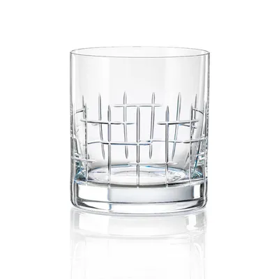 Produktbild von Wasserglas Whiskygläser Saftgläser Becher Barline Kristallglas Bohemia Klarschliff 280ml 6er BR079 Crystalex