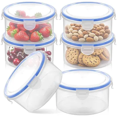 Produktbild von Set aus 6 luftdichten Lebensmittelbehältern von 300ml