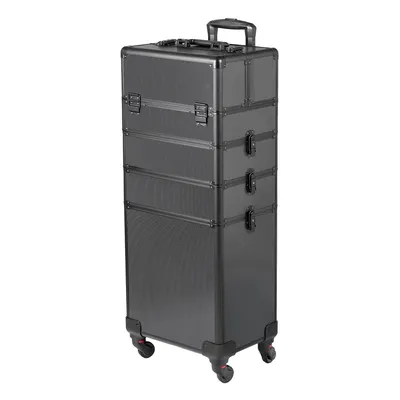 Produktbild von SEVICO Kosmetikkoffer Makeup Koffer Trolley Beauty Case Schminkkoffer Friseurkoffer Teleskop- und Tragegriff Samtfutter Trolley V7-CZ