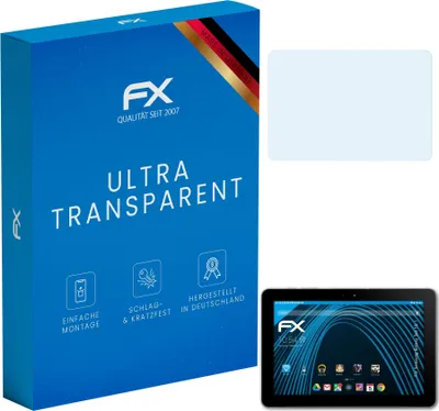 Produktbild von atFoliX FX-Clear 2x Schutzfolie kompatibel mit Samsung Galaxy Tab 10.1 Displayschutzfolie