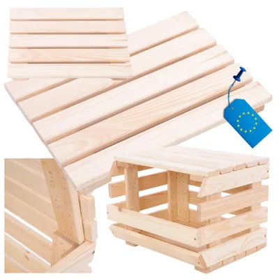 Produktbild von MODO24 Holzdeckel, Abdeckung, Schutzdeckel, Gemüsekiste, Kartoffelsteige, Ablagefläche, Stapelbar, Massivholz Kiefer, 2,8x37x26 cm, Natur, RAWA
