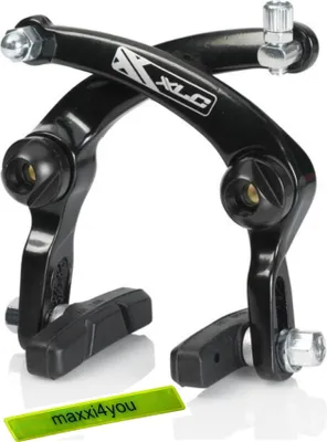Produktbild von XLC BMX U-Brake Freestyle BMX Bremse Felgenbremse vorne Schwarz inkl. maxxi4you Reflexband