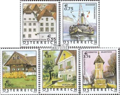 Produktbild von Briefmarken Österreich 2003 Mi 2415-2419 (kompl.Ausg.) gestempelt Ferienland Österreich
