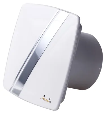 Produktbild von Kleinraumventilator Wandventilator System Turbo Linea Weiß 100 H mit Nachlauf & Hygrostat