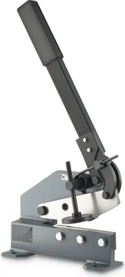 Produktbild von Handhebelschere - Blech- & Schlagschere 155 mm - Massiver Stahlrahmen - Verlängerter Griff - Schneidet Stahl, Kupfer, Aluminium, Betonstahl - Hohe Hebelwirkung - Präziser Schnitt