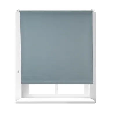 Obrázok produktu pre 2 x zatemňovacie rolety, tepelná ochrana, termo-rolety Klemmfix, nepriehľadné, rolety s bočným navíjaním 120 x 160 cm, šírka látky 116 cm, šedé
