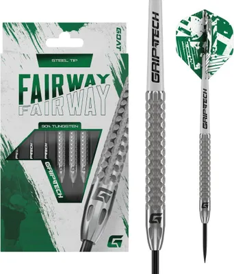 Produktbild von GOAT - Fairway V2 90% Steeldarts 24 G, Dartpfeile, inkl. 3 Barrels, 3 Flights & 3 Shafts
