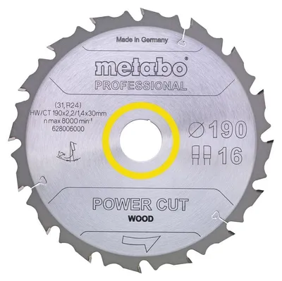 Produktbild von Metabo Kreissägeblatt HW/CT 160x20, 10 WZ 22°
