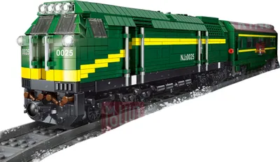 Produktbild von 12001 - NJ2 Diesel Lokomotive (Mould King) Klemmbausteine