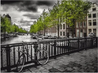 Produktbild von ARTland Wandbild Alu für Innen & Outdoor Amsterdam Keizergracht II Größe: 40x30 cm