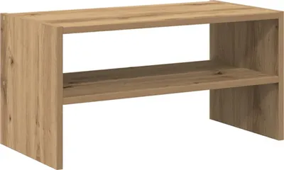 Produktbild von vidaXL Schuhregal Stapelbar Artisan-Eiche 60x30x30,5 cm