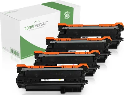 Produktbild von Alternativ zu HP CE400X CE401A CE402A CE403A 507X / 507A Toner Mulitpack CMYK (4er Set)