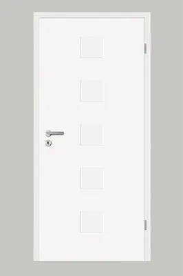 Produktbild von Pertura Zimmertür Linum 03 weiß lackiert (ähnlich RAL 9010) 86,0x198,5 cm Rechts