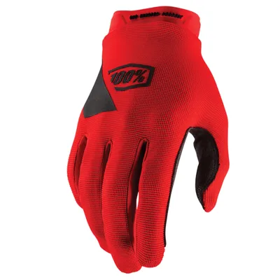 Produktbild von 100% Ridecamp Jugend Fahrrad Handschuhe Farbe: Rot, Grösse: XL