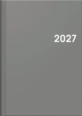 Produktbild von BRUNNEN 1079661637 Buchkalender Mod. 796 2027 A5, Kunststoff, grau