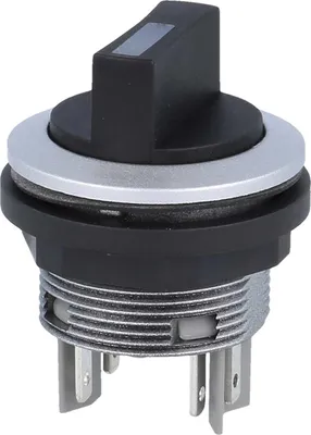Immagine prodotto di Georg Schlegel Selettore luminoso a pulsante, 1Ö + 1S illuminabile, rotondo, connettore piatto SHORTRON 2,8 mm x 0,8 mm - 1 pezzo
