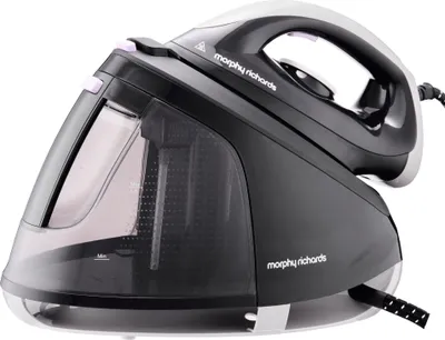 Zdjęcie produktu dla Stacja do prasowania Morphy Richards MUH-ISE4B, 2400 W, strumień pary 120 g, wydajność pary 70 g/min, automatyczne wyłączanie, ciśnienie 6 barów, system antywapienny