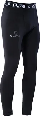 Produktbild von Elite Sport Compression Legging Tw-Hose Kinder - Schwarz | Größe: 14