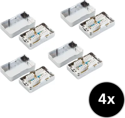Produktbild von S/CONN maximum connectivity Netzwerk Verlängerung-4er SET