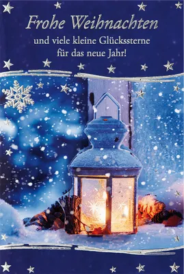 Produktbild von Weihnachten - Collage - Glückwunschkarte im Format 11,5 x 17 cm mit