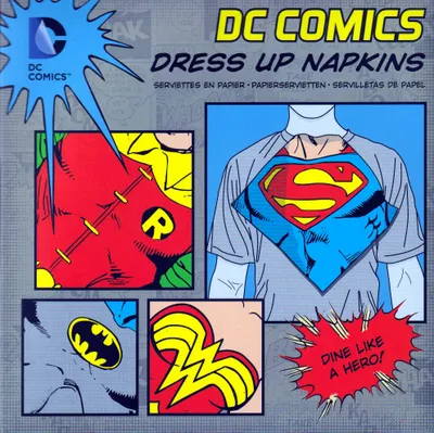 Produktbild von DC Comics Dress Servietten