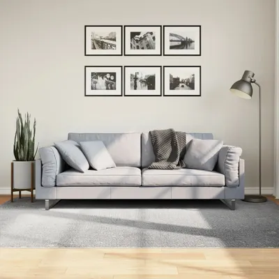 Produktbild von CLORIS Teppich IZA Kurzflor Skandinavischer Look Grau 160x230 cm - Designerteppiche LL0000256708