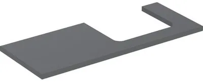 Produktbild von Geberit ONE Waschtischplatte, Ausschnitt rechts, 120x3x47 cm, 505.325.00.3