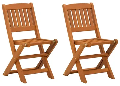 Produktbild von vidaXL 3-tlg. Bistro-Set für Kinder Massivholz Eukalyptus