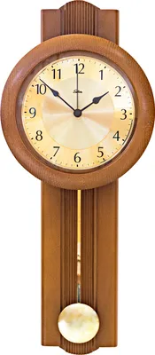 Produktbild von ZEIT.punkt Dornbirn Funk-Pendelwanduhr, aus Kirschbaum,  Germany