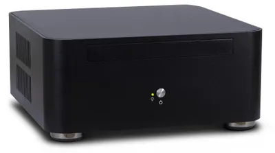 Produktbild von Inter-Tech ITX A80S, Mini Tower, PC, Schwarz, ITX, Aluminium, 4 cm