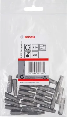 Produktbild von Schrauberbit Extra-Hart T30, 25 mm, 25er-Pack