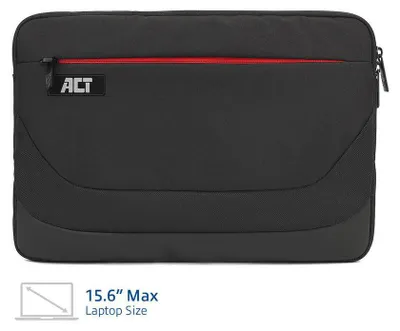 Produktbild von ACT Suburb Hülle für 15,6" Laptop aus recycelten Plastikflaschen