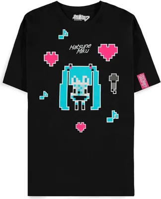 Produktbild von Hatsune Miku T-Shirt Pixel   Größe M