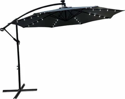 Produktbild von Akord Gartenschirm Milin Grau 245X245X245 Cm