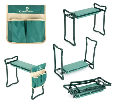 Image de Tabouret de jardin Westmann Multi avec repose-genoux, aide-genoux de jardin pliable
