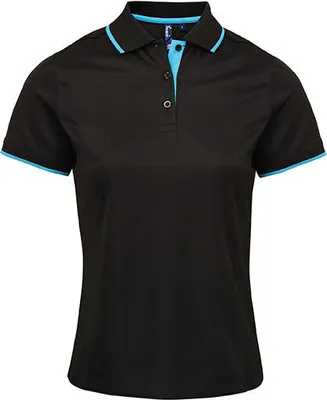 Immagine prodotto di Polo Premier Workwear Coolchecker® da donna a contrasto