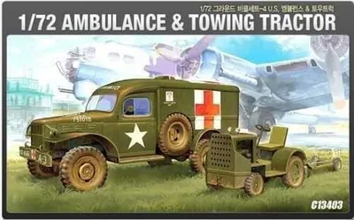 Obrázok produktu pre Model Kit military 13403 - US AMBULANCE & TRACTOR (1:72)