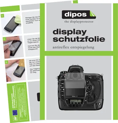 Produktbild von 6x Schutzfolie für Nikon D3 matt Displayschutzfolie Folie Display Schutz dipos