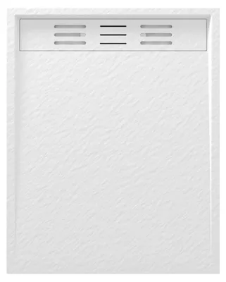Zdjęcie produktu dla Granitan – brodzik – 100 x 80 cm – biały – antypoślizgowy – prysznic – VIVA